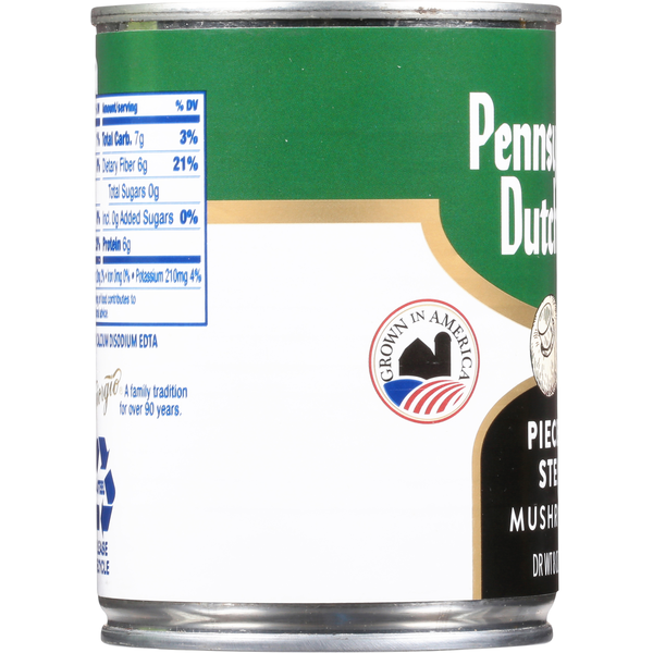 Pennsylvania Dutchman Canned Mushrooms, Pieces & Stems