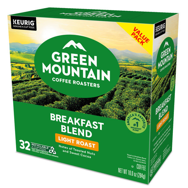 Cápsulas K-Cup de la Mezcla de Desayuno de Green Mountain Coffee Roasters