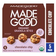 MadeGood Organic Chocolate Chip Granola Bites