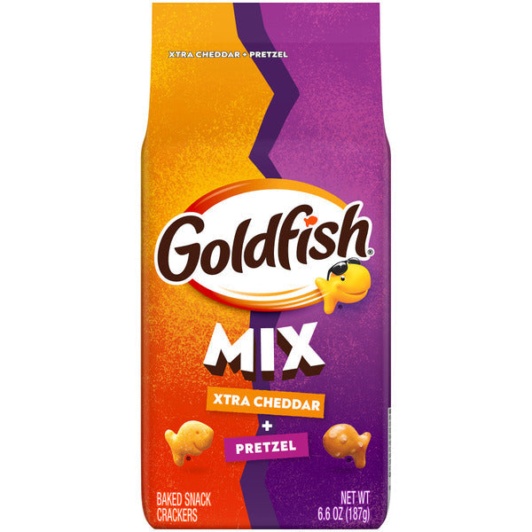 Galletas Saladas Pepperidge Farm Goldfish Sabor Intensificado Xtra Cheddar + Pretzel