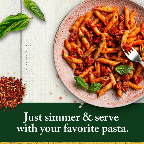 Salsa de Pasta Clásica Picante de Tomate y Albahaca