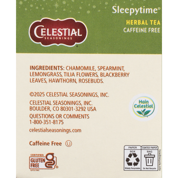 Celestial Seasonings Sleepytime Herbal Tea Bags