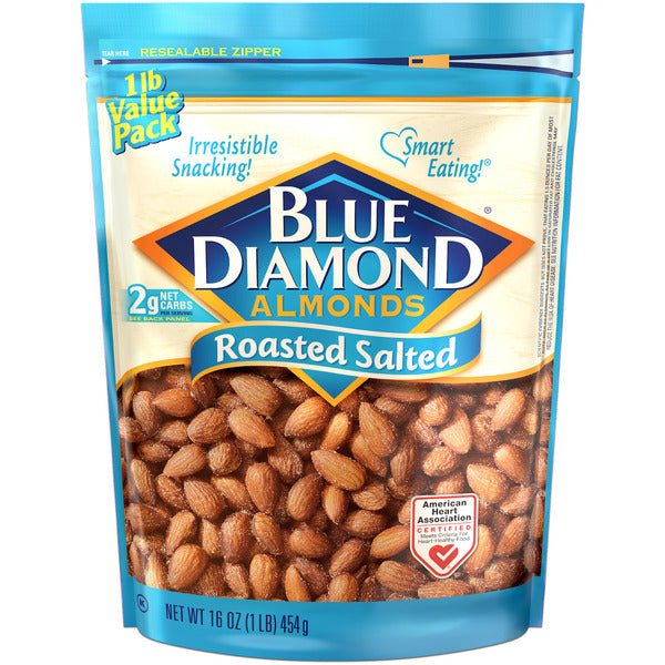 Almendras Saladas Tostadas Blue Diamond - Snack Premium
