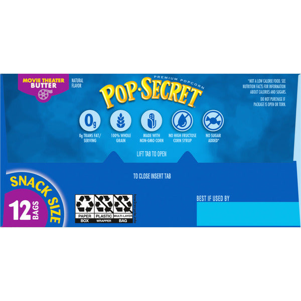 Palomitas de Maíz con Mantequilla de Cine Pop Secret para Microondas