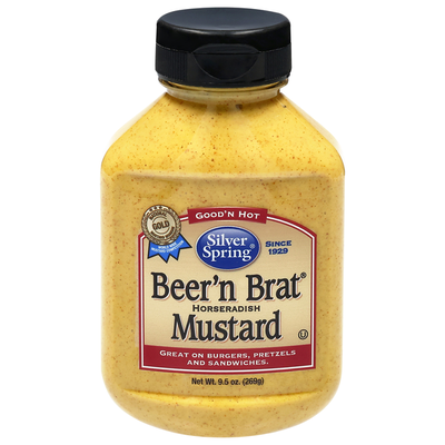 Moutarde au Raifort et à la Bière Silver Spring Beer'n Brat