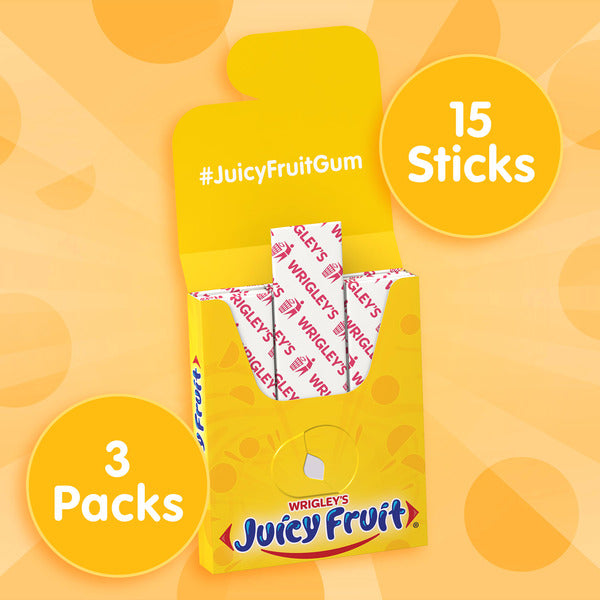 Paquet de valeur de chewing-gum Wrigley's Juicy Fruit