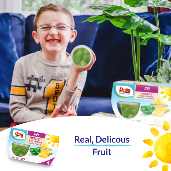 Dole Pineapple Tidbits in Lime Gel