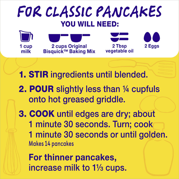 Mélange à pancakes et à pâtisserie original Betty Crocker Bisquick
