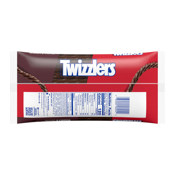 TWIZZLERS Chocolate Flavored Licorice Twists, 12 oz Bag
