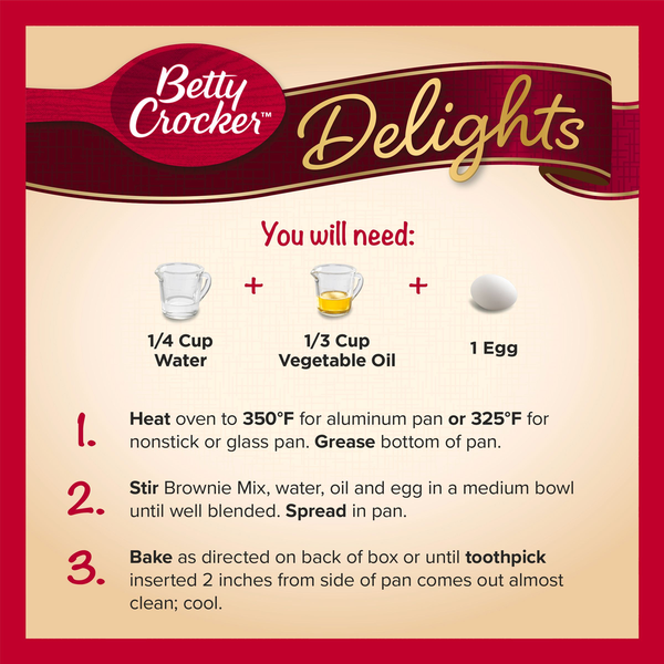 Mélange à brownies Betty Crocker Supreme Chocolate Chunk
