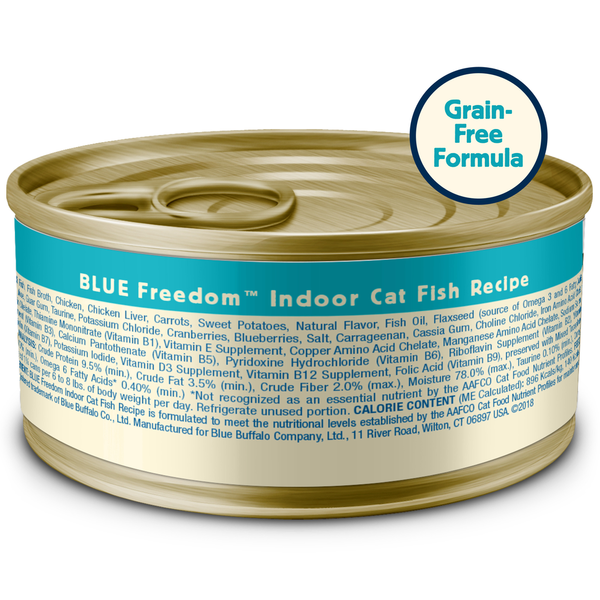 Blue Buffalo Freedom Grain Free Indoor Fish Cat Food
