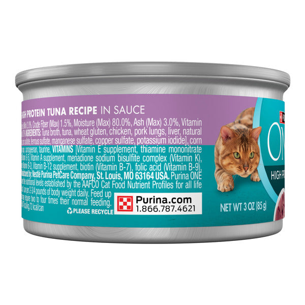 Purina ONE Natural High Protein Tuna Recipe Cat Food