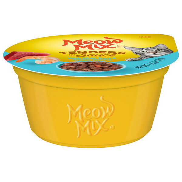 Meow Mix Tender Favorites : Nourriture humide pour chat au thon et aux crevettes