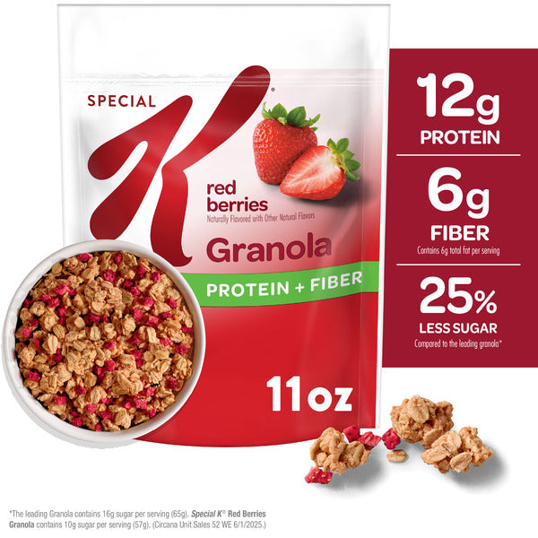 Granola protéinée Special K de Kellogg's avec des baies rouges