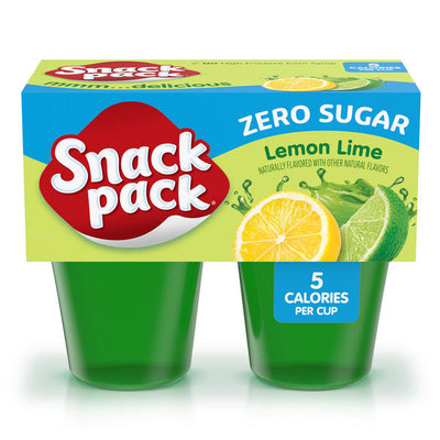 Gels Juteux Saveur Citron Vert Zéro Sucre Snack Pack