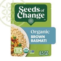 SEEDS OF CHANGE Arroz Basmati Integral Orgánico en Bolsa