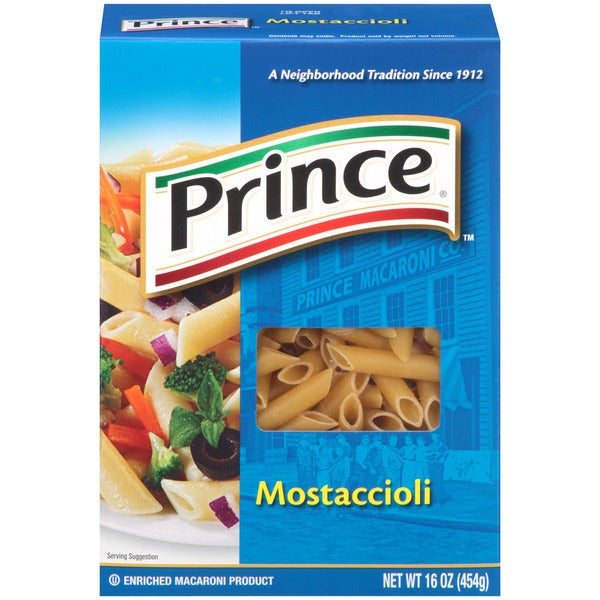 Prince Mostaccioli Pasta