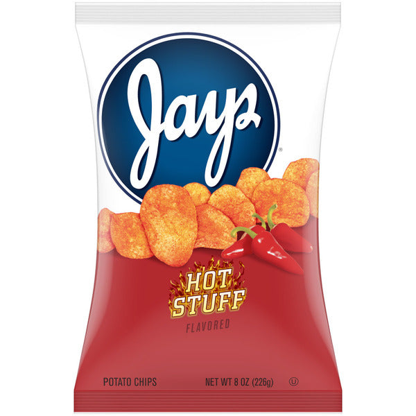 Chips de pomme de terre aromatisés Jays Hot Stuff