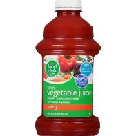 Food Club 100% Vegetable Juice from Concentrate