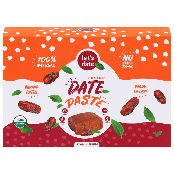 Pâte de dattes biologique Let's Date - Qualité premium