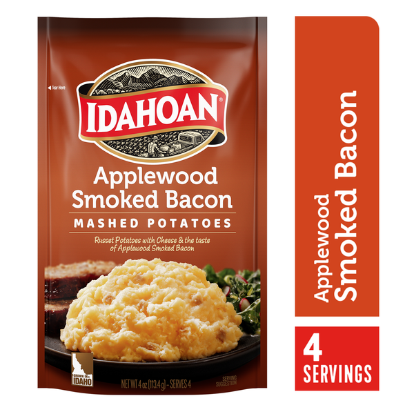 Purée de pommes de terre au bacon fumé au bois de pommier Idahoan, sachet de 113 g