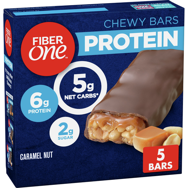 Fiber One Caramel Nut Chewy Protein Bars