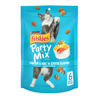 Purina Friskies Party Mix Golosinas para Gatos - Langosta y Macarrones con Queso