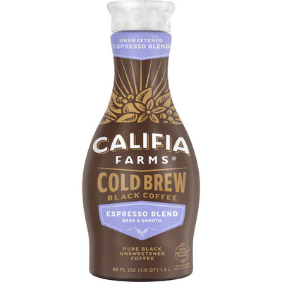 Califia Farms Pure Black Espresso Blend Cold Brew Coffee