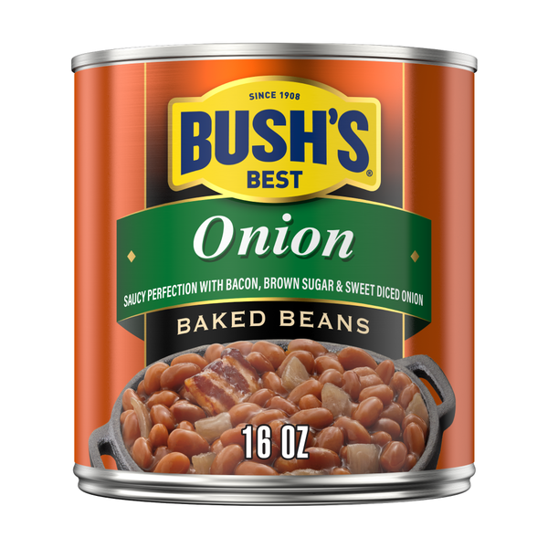Haricots cuits au four Bush's Best avec oignon