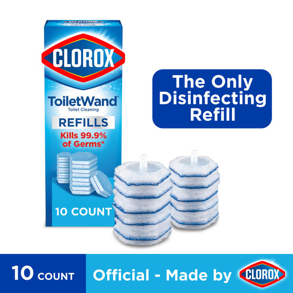 Recargas desinfectantes Clorox ToiletWand® - Cabezas de varita desechables