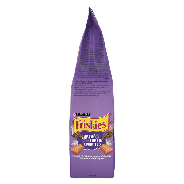 Purina Friskies Comida Seca para Gatos, Favoritos de Surf y Tierra