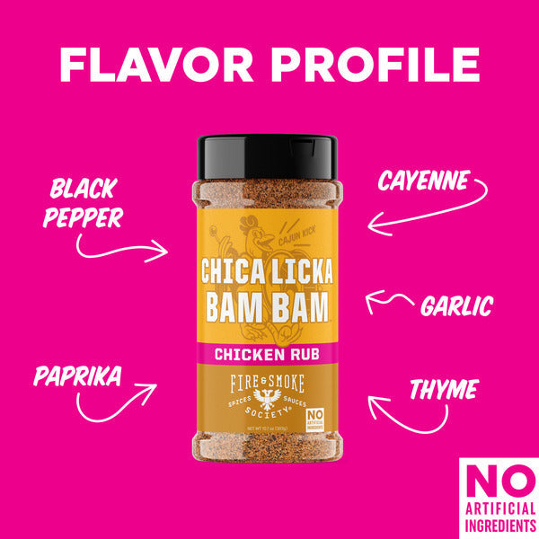 Fire & Smoke Society Chica Licka Poultry Blend BBQ Rub