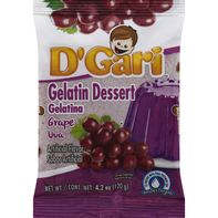 D'Gari Grape Gelatin Dessert