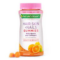 Gommes pour les cheveux, la peau et les ongles de Nature's Bounty, 100 mg