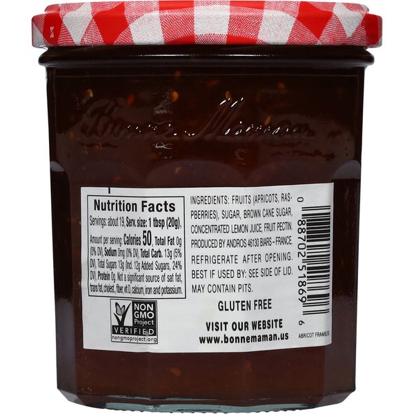 Conservas de Albaricoque y Frambuesa Bonne Maman