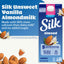 Lait d'amande vanille non sucré Silk - Sans produits laitiers et crémeux