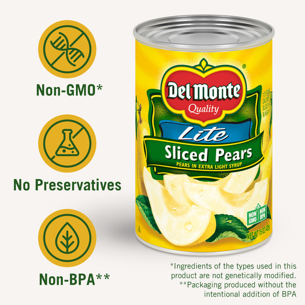 Poires tranchées légères Del Monte