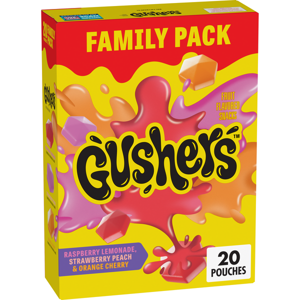 Paquete Familiar de Snacks de Frutas Gushers