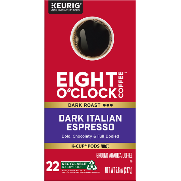 Capsules K-Cup Espresso Italien Noir Eight O’Clock