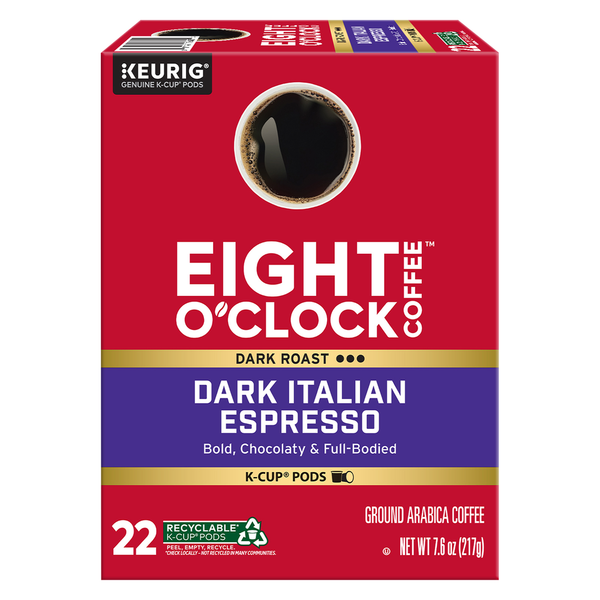 Capsules K-Cup Espresso Italien Noir Eight O’Clock