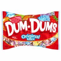 Dulces de Paleta Dum Dums Original Mix - Caramelos de Sabores Variados