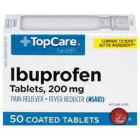 Tabletas recubiertas de ibuprofeno TopCare 200 mg