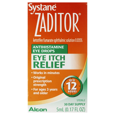 Gotas para los ojos antihistamínicas SYSTANE ZADITOR