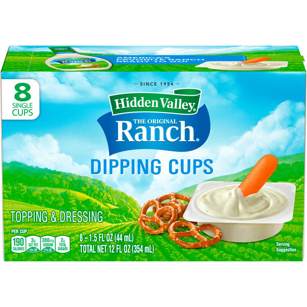 Hidden Valley Original Ranch Dressing To Go Cups