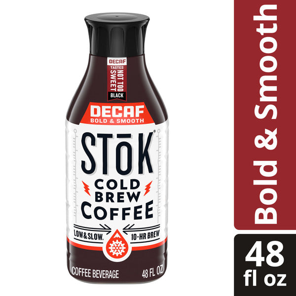 SToK Decaf Bold & Smooth Cold Brew Coffee, 48 fl oz