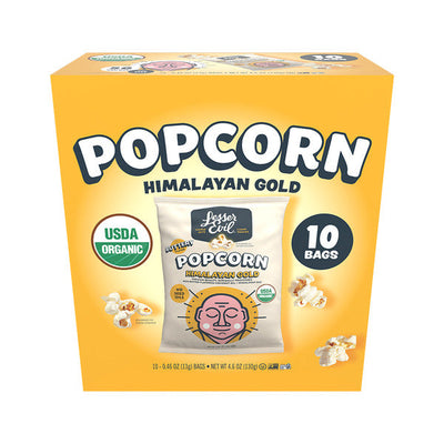 LesserEvil Palomitas Orgánicas Snack Pack - Oro del Himalaya