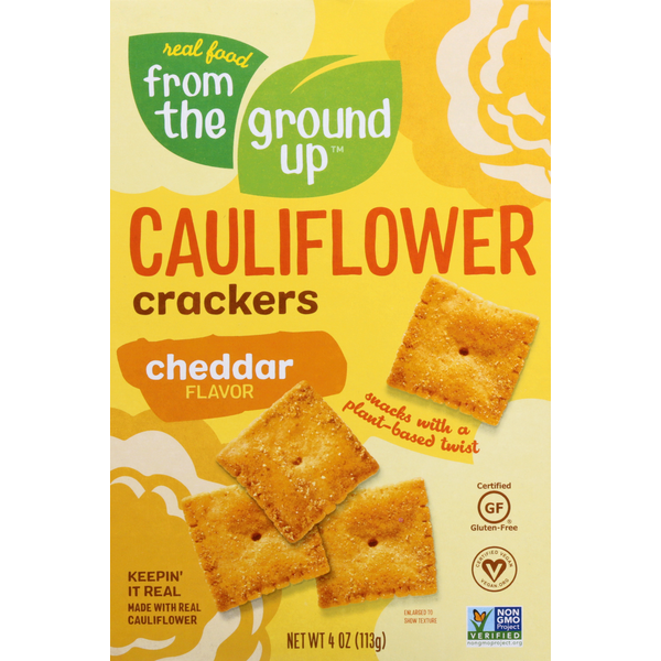 Galletas de Coliflor Cheddar From the Ground Up