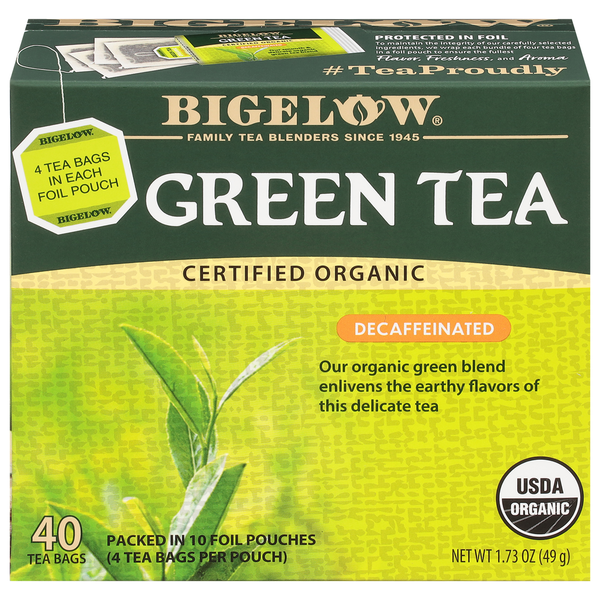 Bigelow Organic Decaffeinated Green Tea