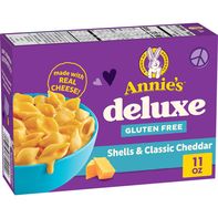 Annie's Deluxe Gluten Free Shells and Classic Cheddar