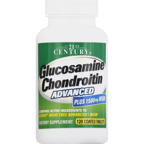 21st Century Advanced Glucosamine Chondroitin with MSM Tablets
